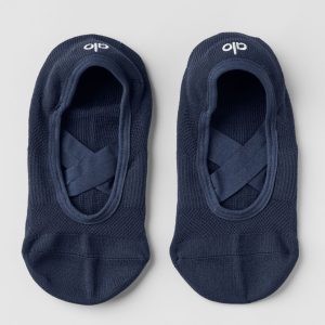 Women's Pivot Barre Sock - Navy