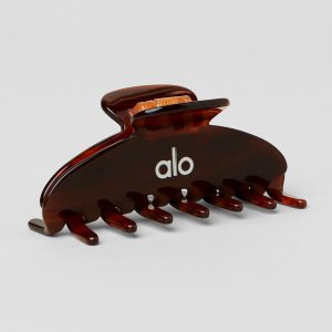 90's Claw Clip - Brown Tortoise