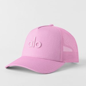 District Trucker Hat - Candy Heart Pink
