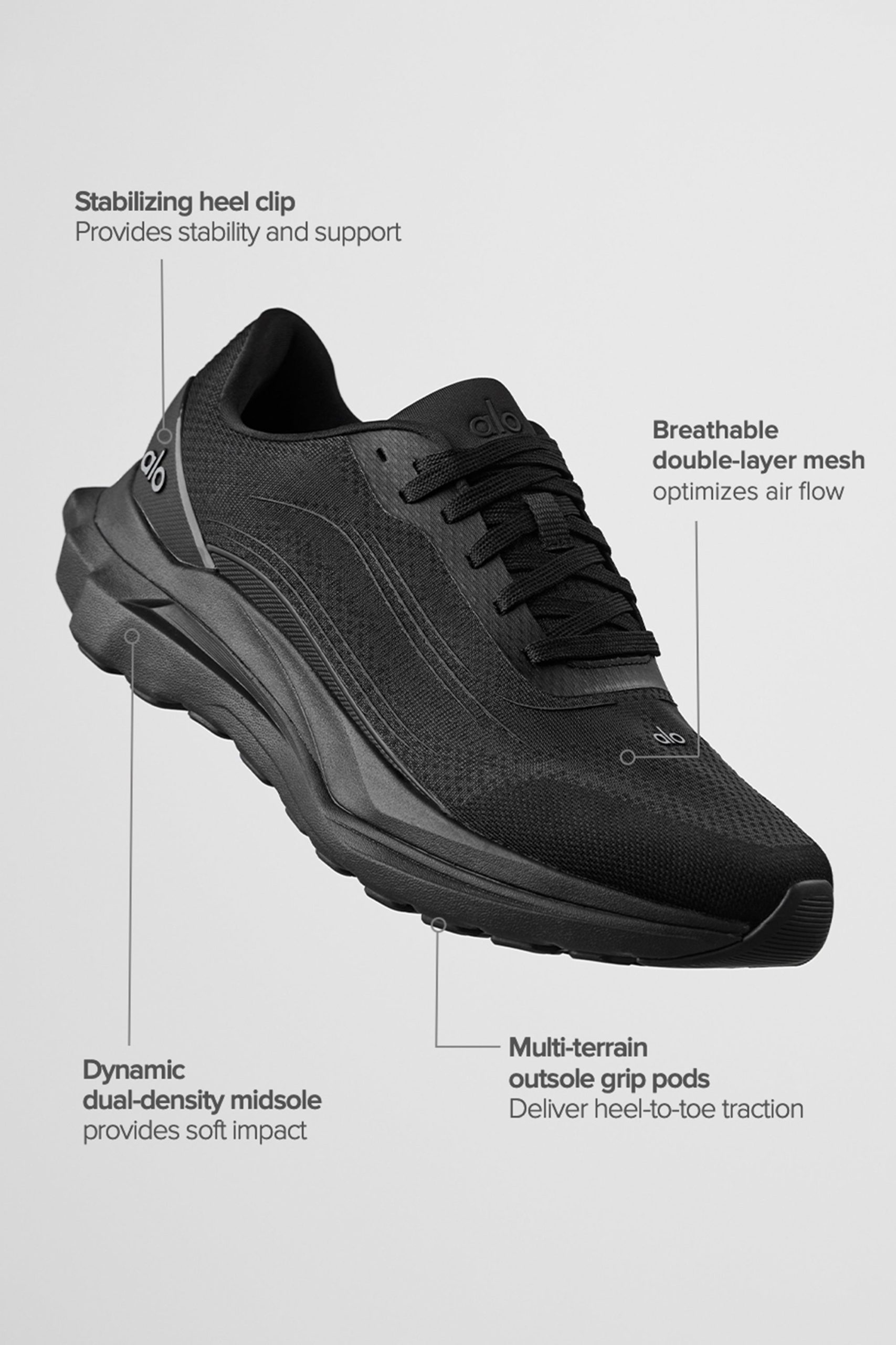 ALO Runner - Black/Black - Image 2