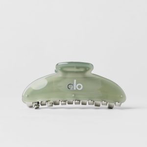Acrylic Illusion Claw Clip - Dune Grass/Chrome