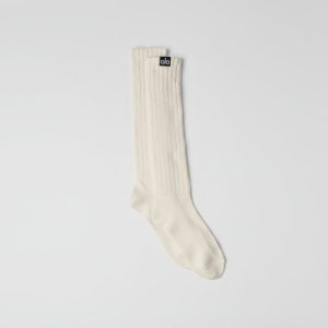 Unisex Scrunch Sock - Bone