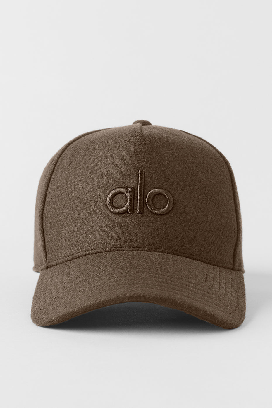 Wool Blend District Trucker Hat - Espresso - Image 3