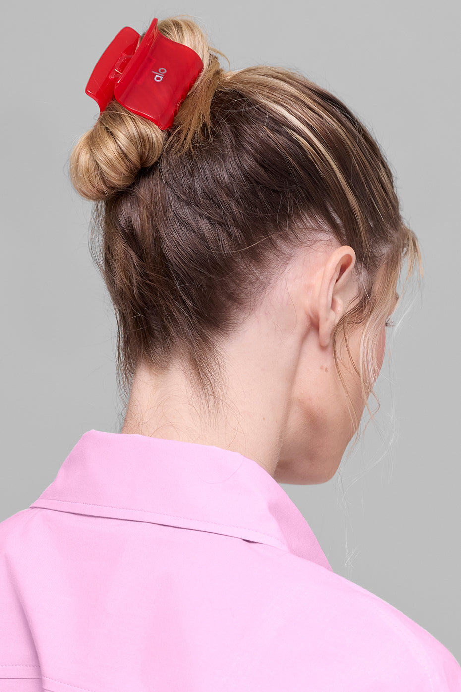 Effortless Claw Clip (2-Pack) - Candy Heart Pink/Bright Red - Image 4