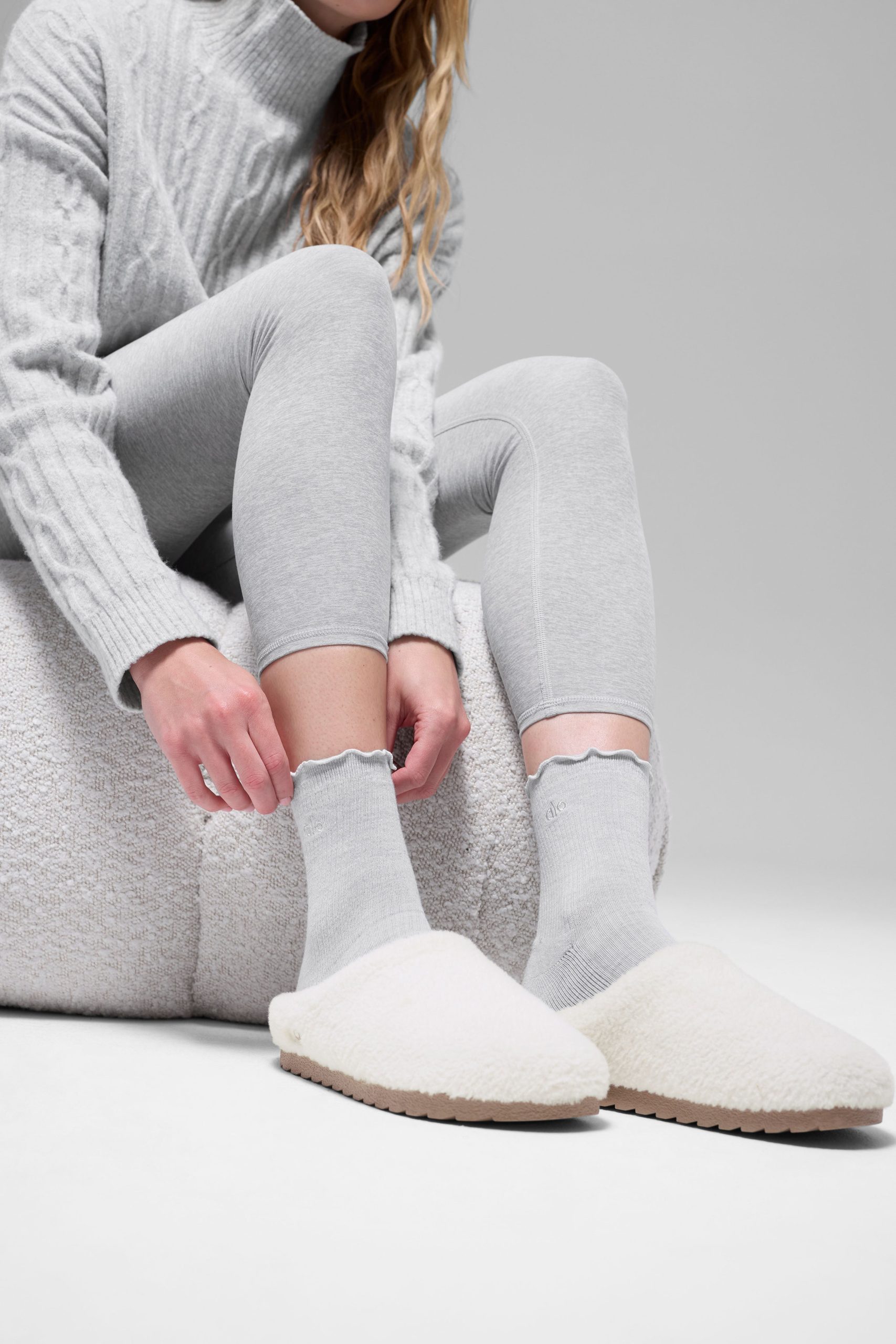 Sherpa Recovery Slipper - Ivory - Image 3