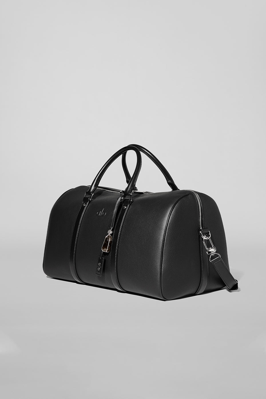 ALO Voyage Duffle - Black Leather - Image 3