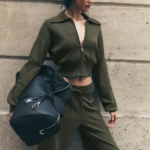 ALO Voyage Duffle - Black Leather