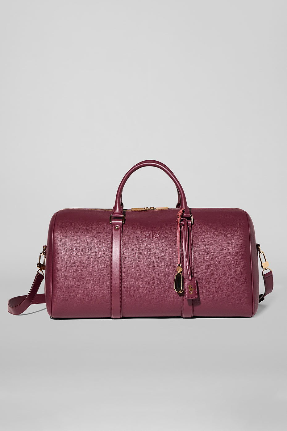 ALO Voyage Duffle - Bordeaux Leather - Image 2