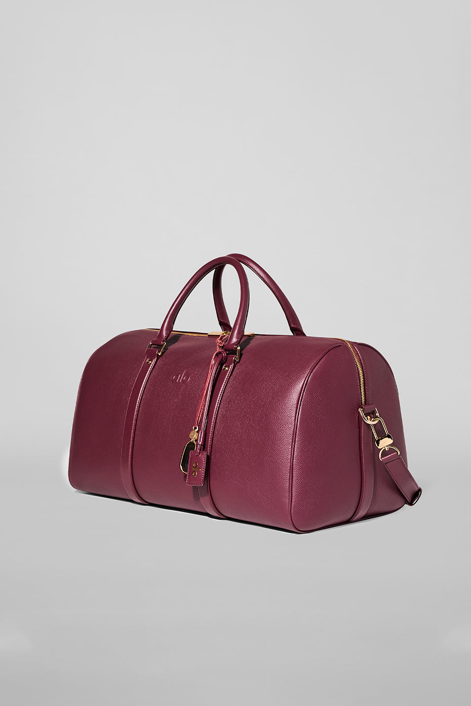 ALO Voyage Duffle - Bordeaux Leather - Image 3