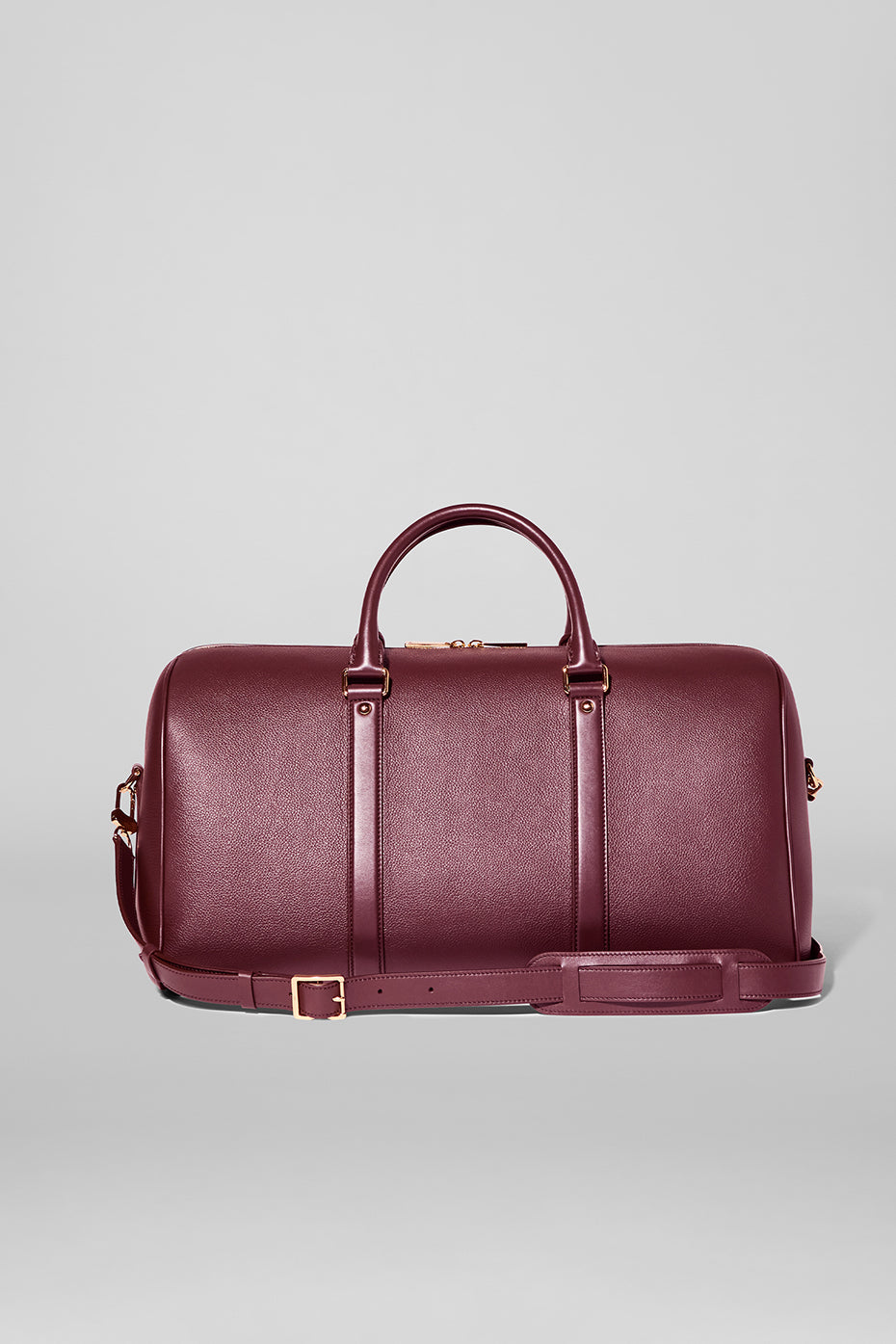 ALO Voyage Duffle - Bordeaux Leather - Image 4