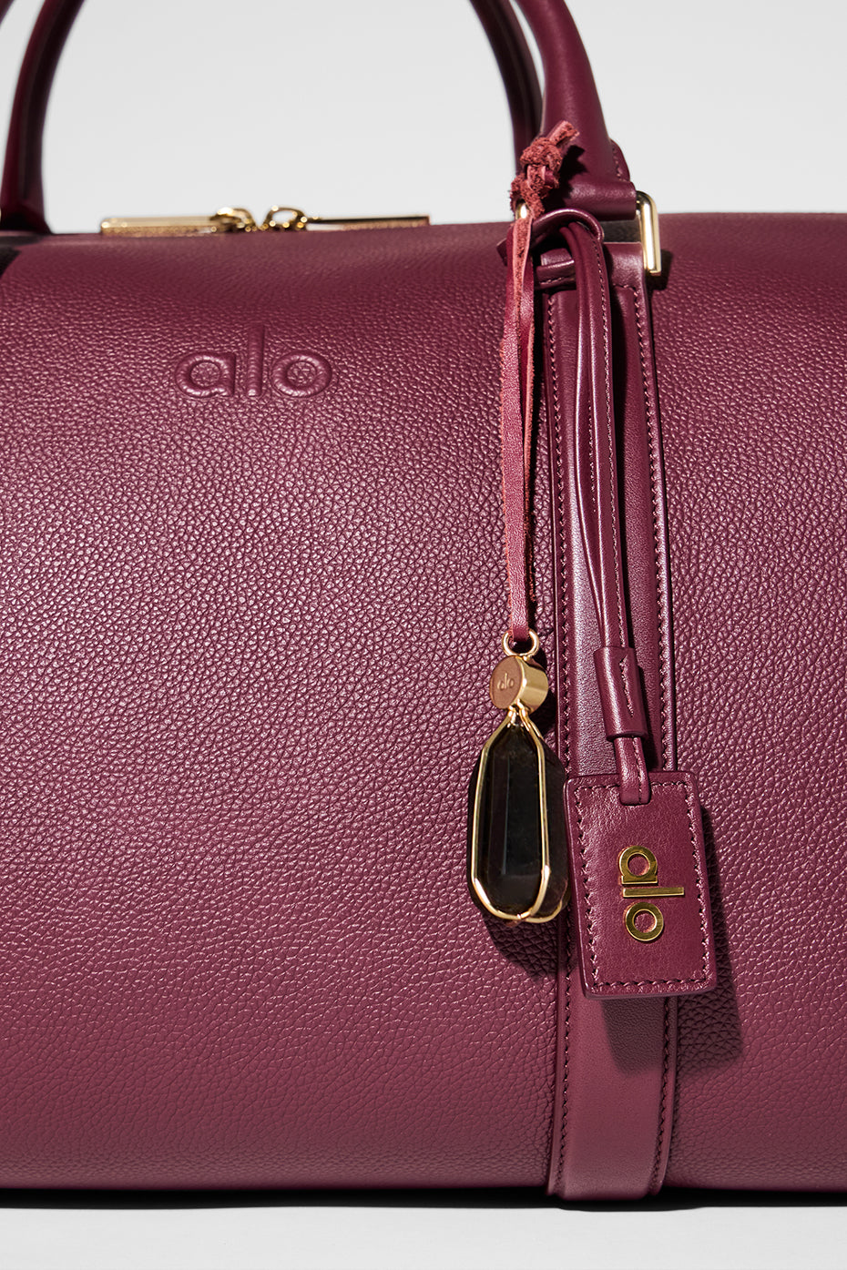 ALO Voyage Duffle - Bordeaux Leather - Image 5