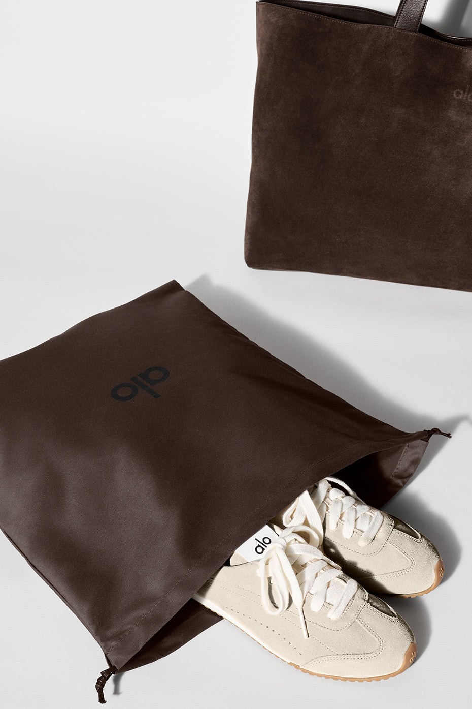 ALO Tranquility Tote - Espresso Suede - Image 8