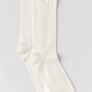 Cashmere Mesh Sock - Ivory
