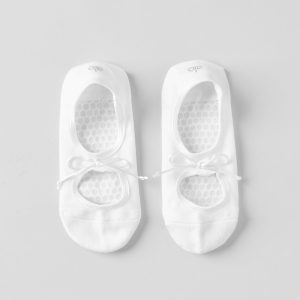 Ballet Grip Sock - White