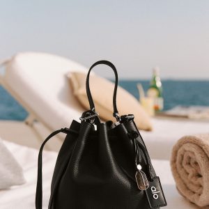 ALO Mini Balance - Black Leather