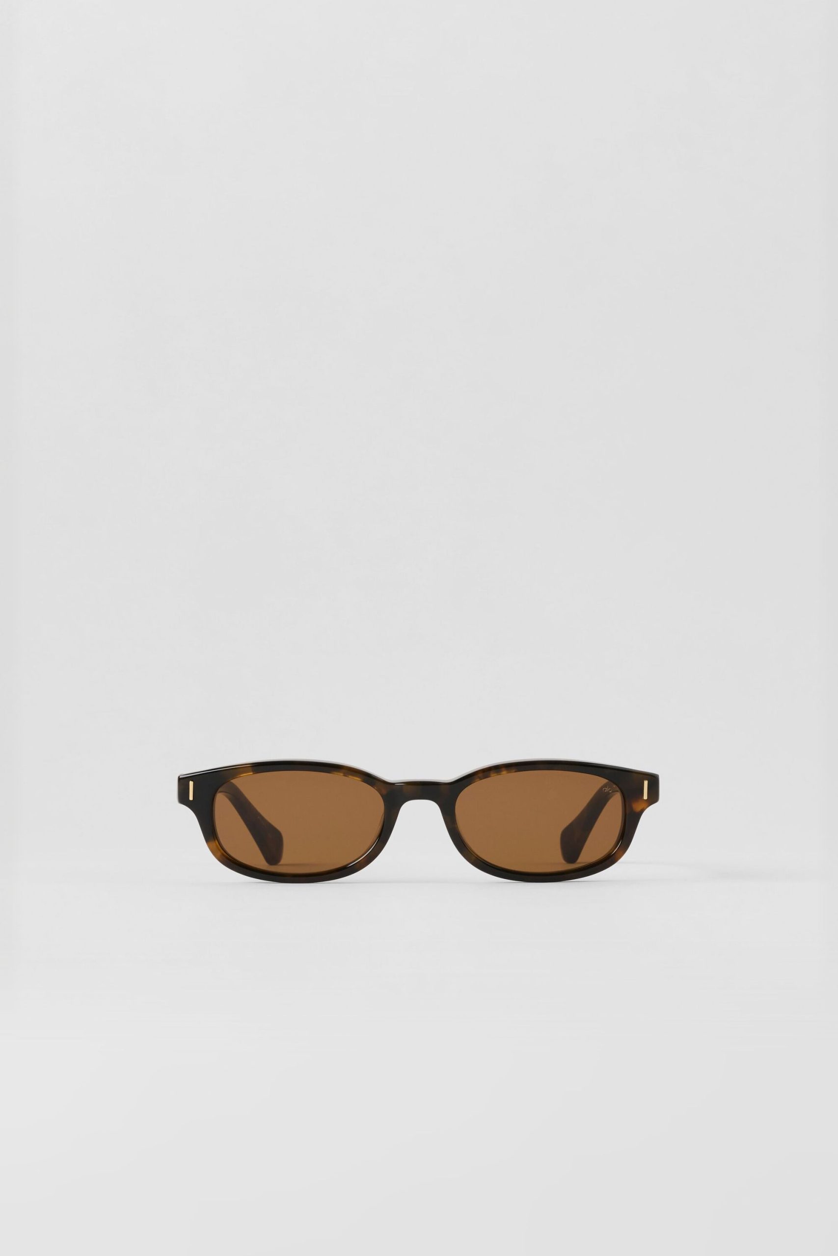 ALO Skinny Oval Sunglasses - Tortoise - Image 3