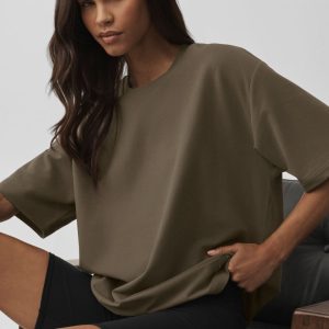 Double Take Short Sleeve - Olive Tree