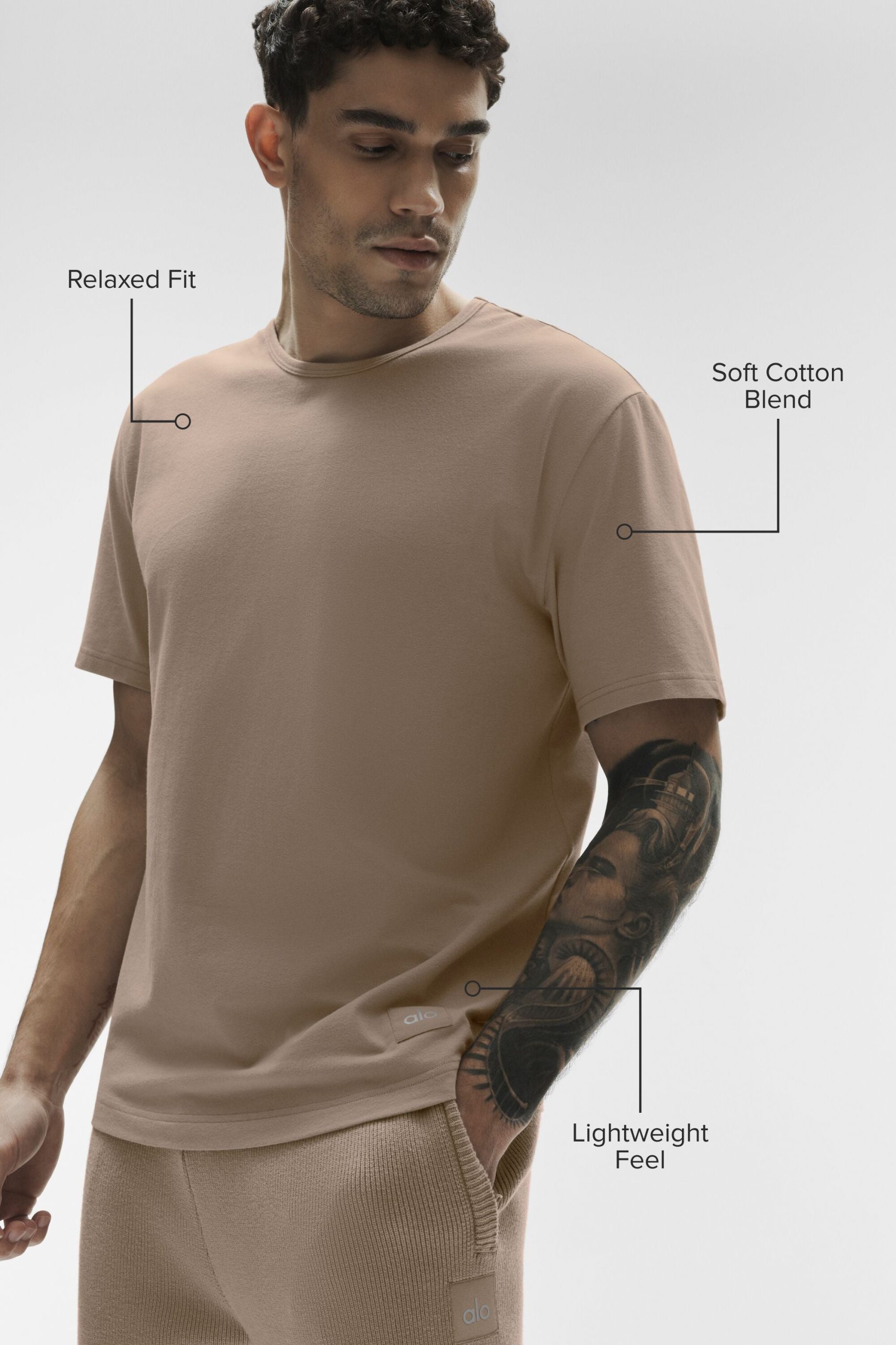 Street Essential Tee - Gravel - Image 2