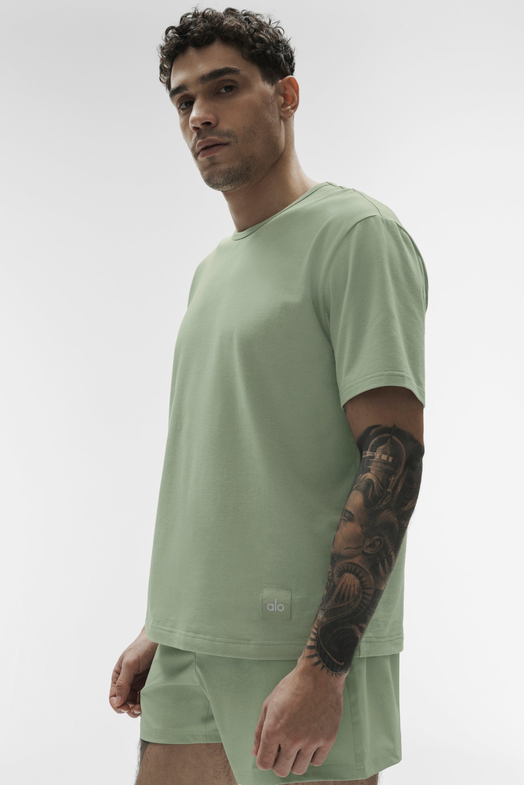 Street Essential Tee - Dune Grass - Image 2