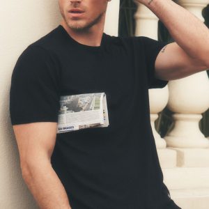 Cotton Cashmere Ever Soft Short Sleeve Crew - Black