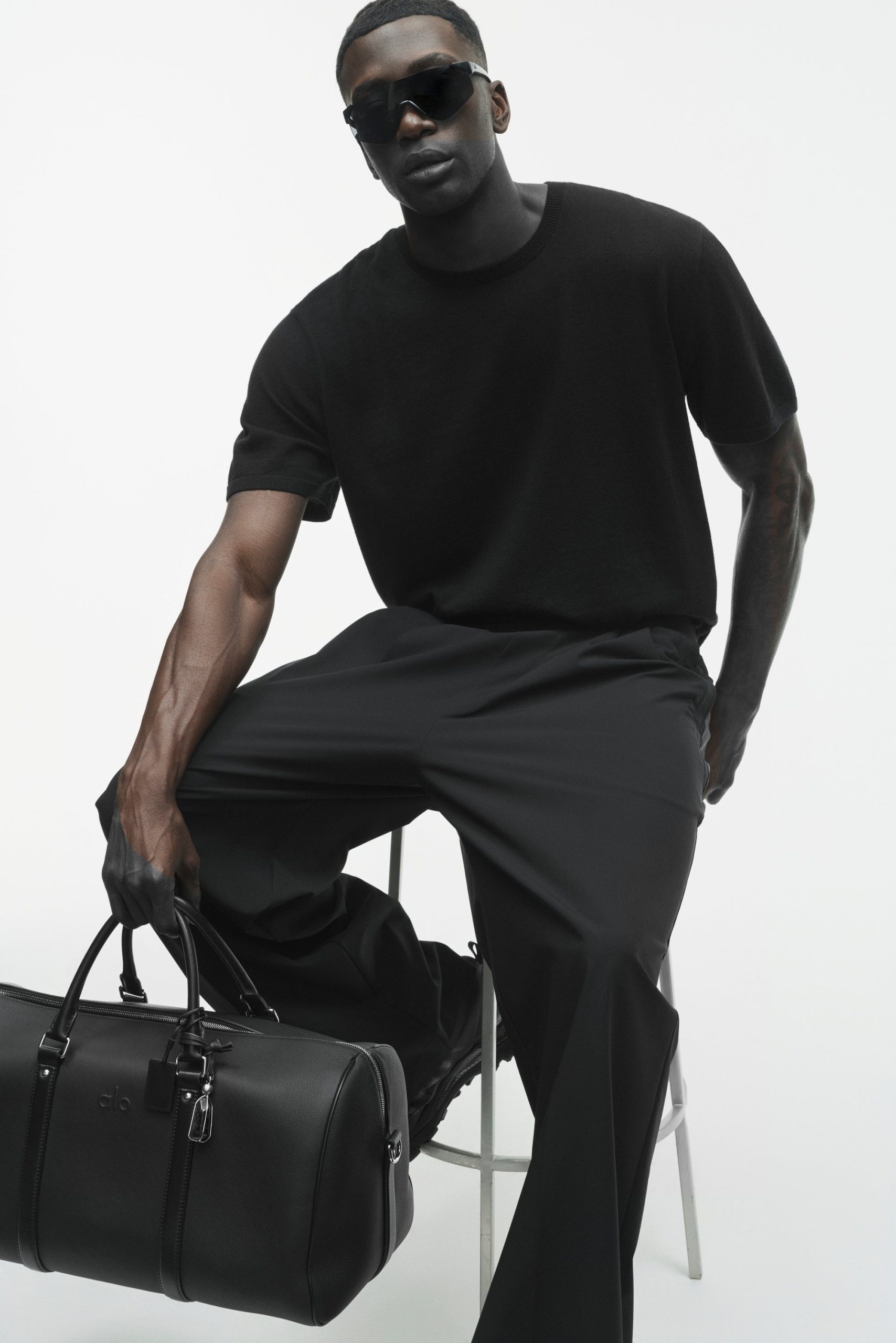 Cotton Cashmere Ever Soft Short Sleeve Crew - Black - Image 5
