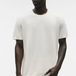 Cotton Cashmere Ever Soft Short Sleeve Crew - Ivory