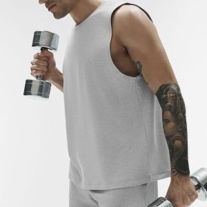 Conquer Muscle Tank - Athletic Heather Grey