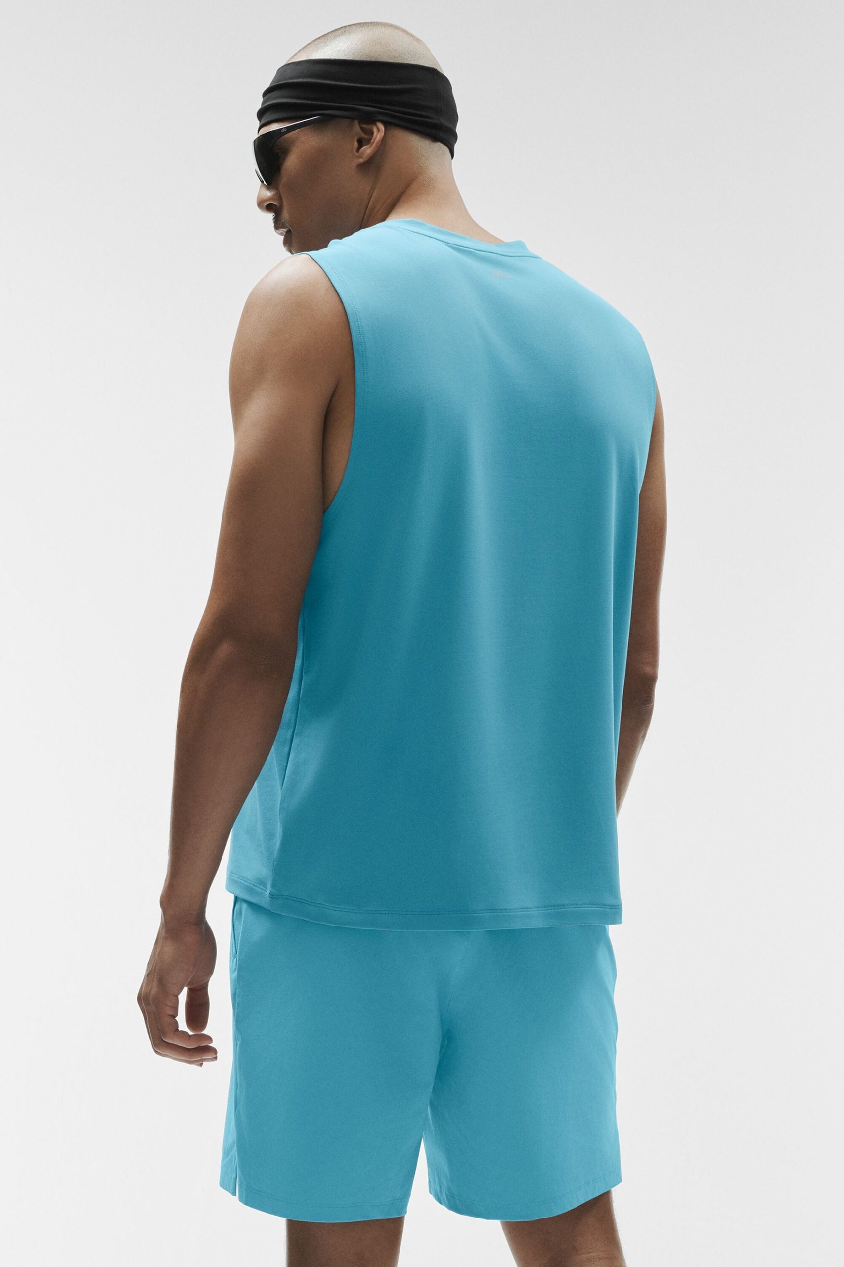 Conquer Muscle Tank - Blue Breeze - Image 2