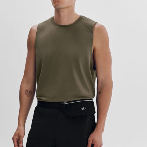 ALO Vapor Muscle Tank - Olive Tree