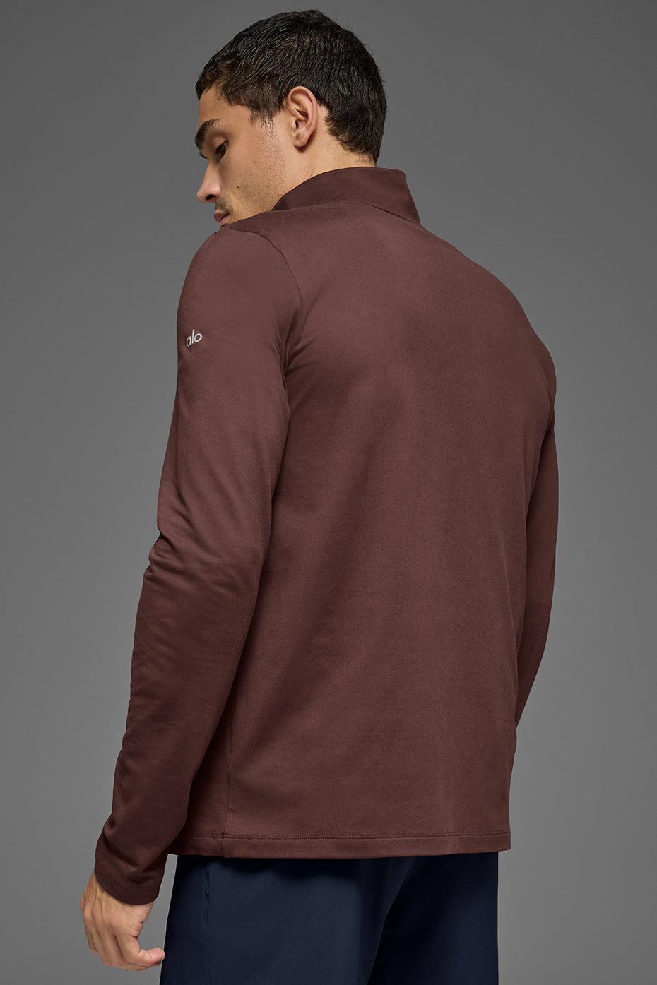 Conquer 1/4 Zip Reform Long Sleeve - Brownstone - Image 3