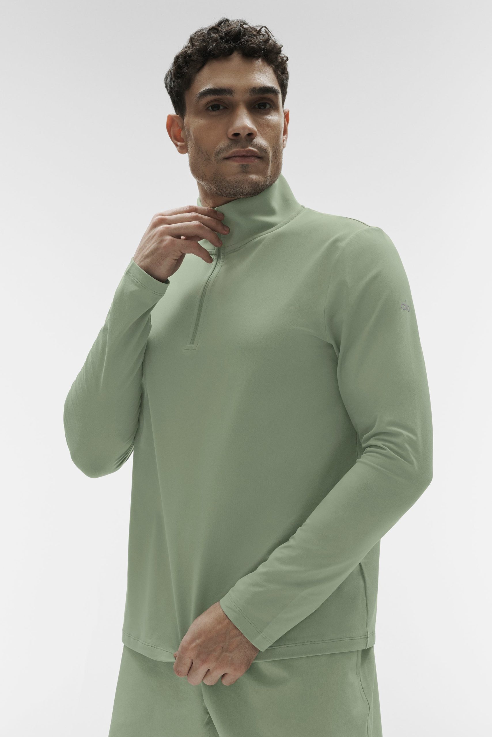 Conquer 1/4 Zip Reform Long Sleeve - Dune Grass - Image 3