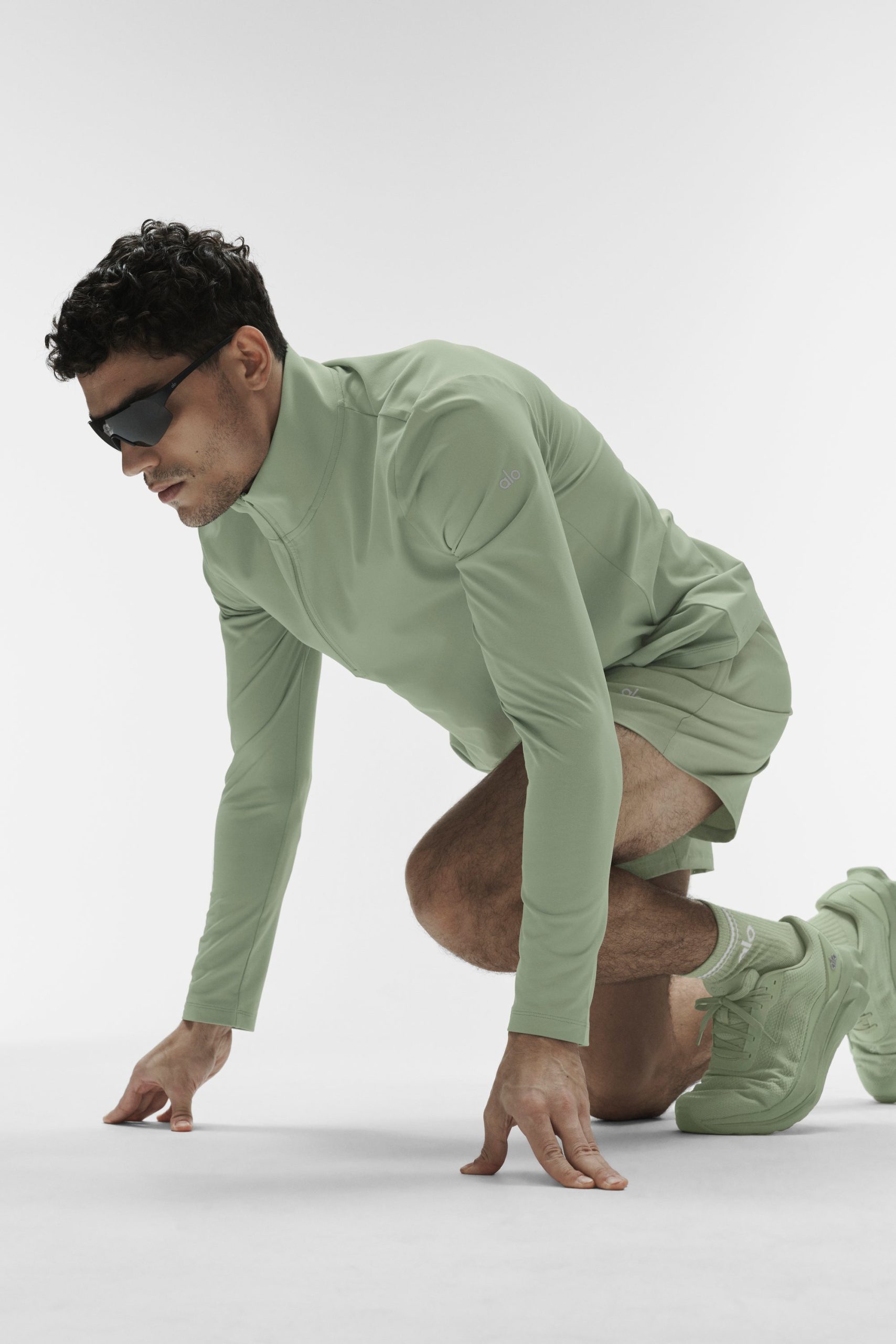 Conquer 1/4 Zip Reform Long Sleeve - Dune Grass - Image 5