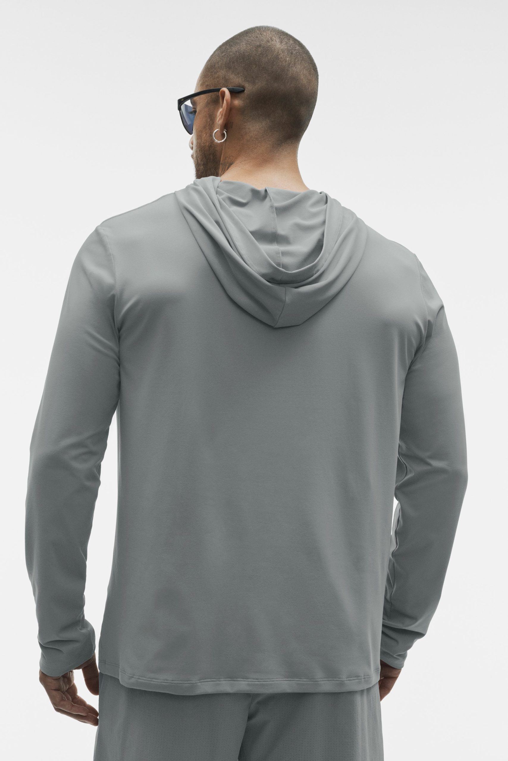 Conquer Reform Long Sleeve With Hood - Monument - Image 4