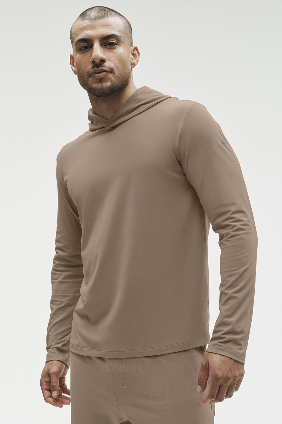 Conquer Reform Long Sleeve With Hood - Gravel - Image 3