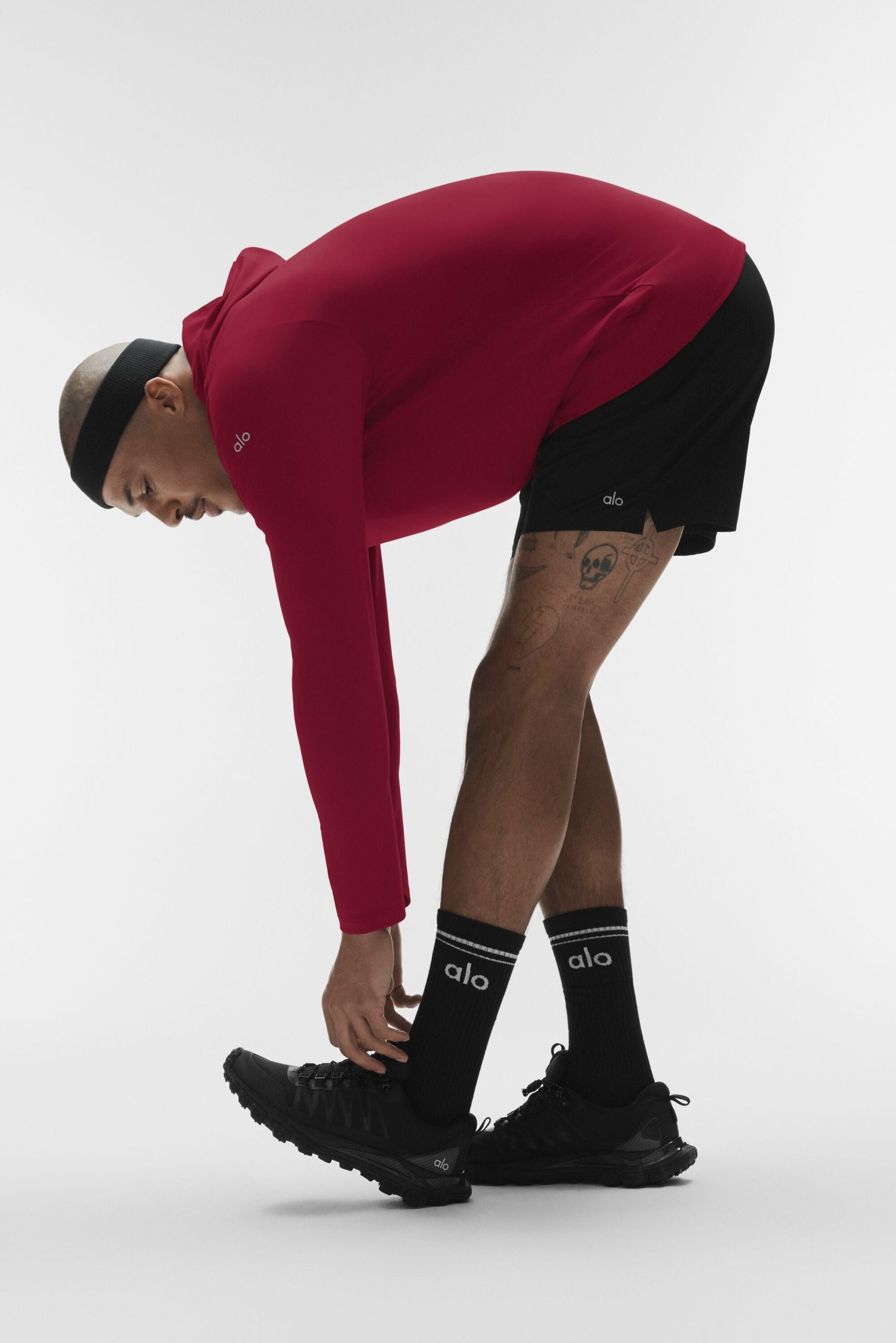 Conquer Reform Long Sleeve With Hood - Garnet - Image 5