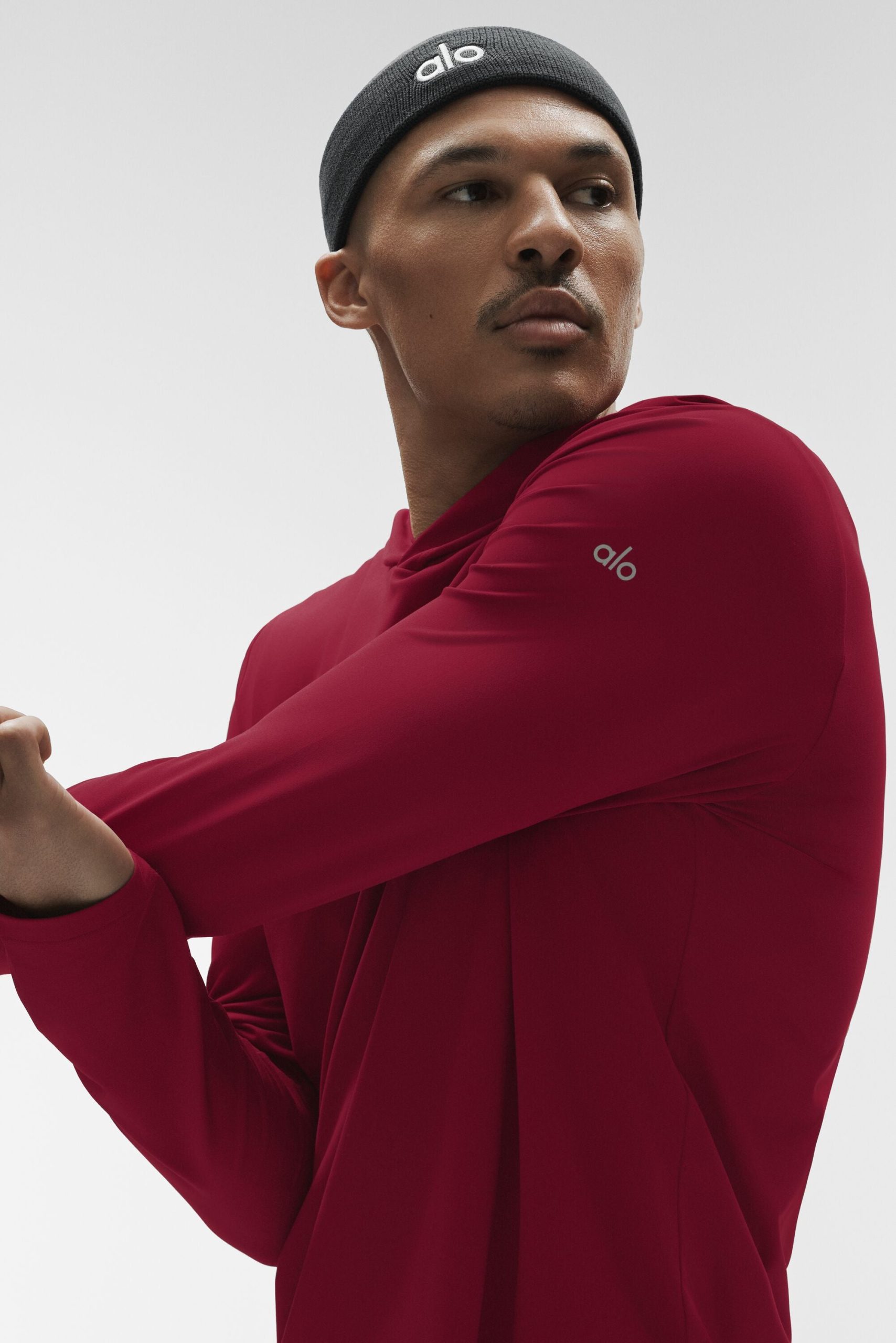 Conquer Reform Long Sleeve With Hood - Garnet - Image 4