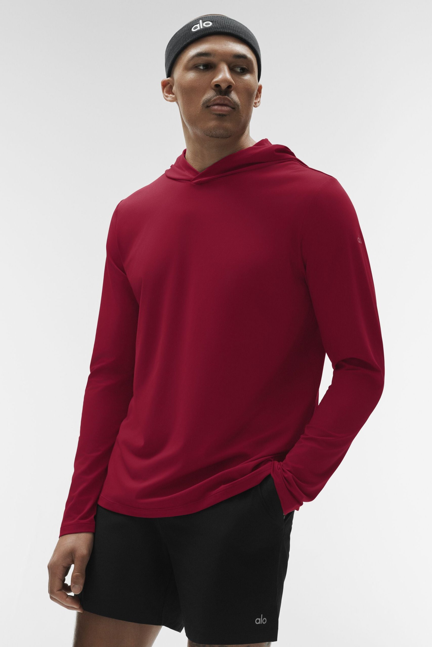 Conquer Reform Long Sleeve With Hood - Garnet - Image 3