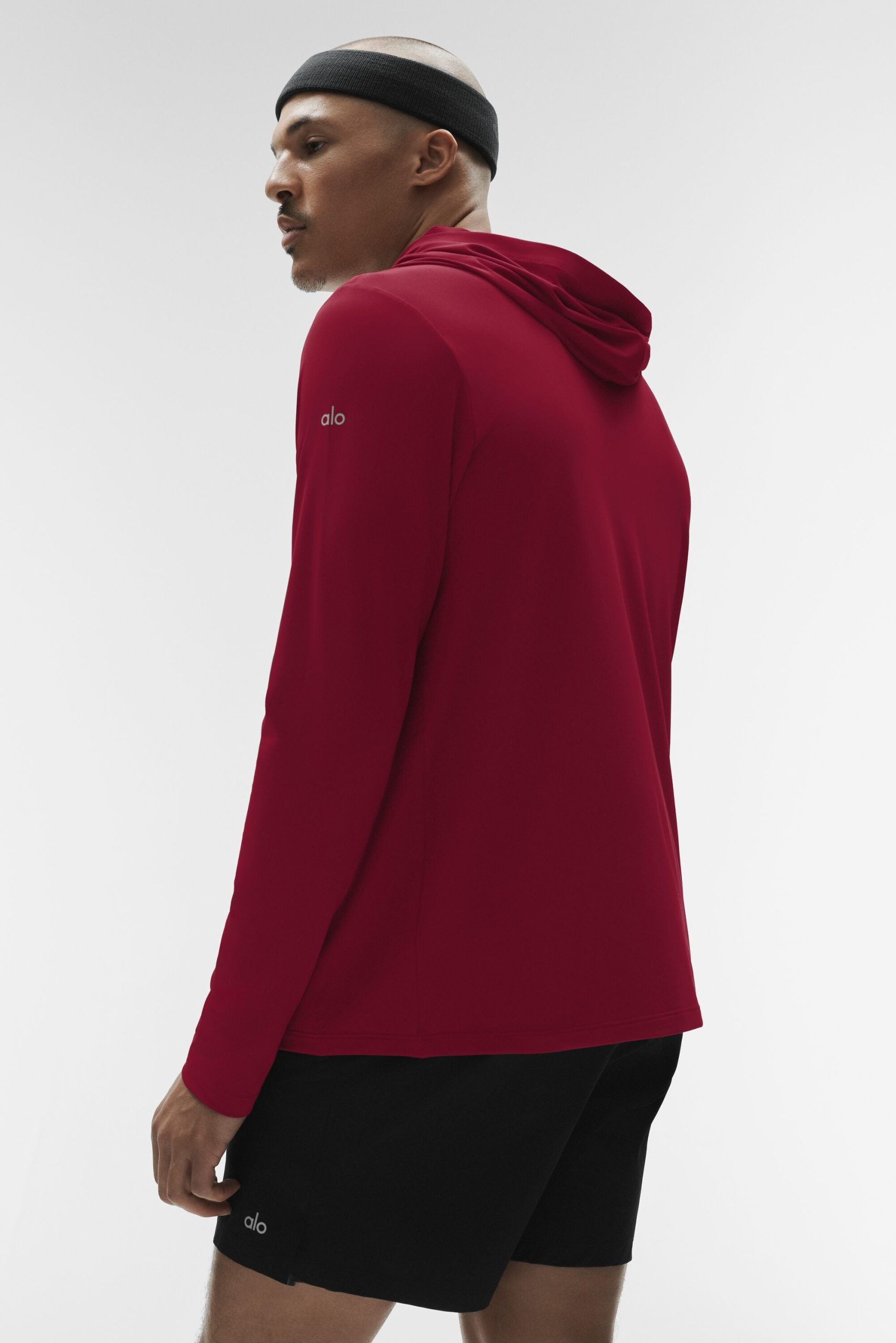 Conquer Reform Long Sleeve With Hood - Garnet - Image 2