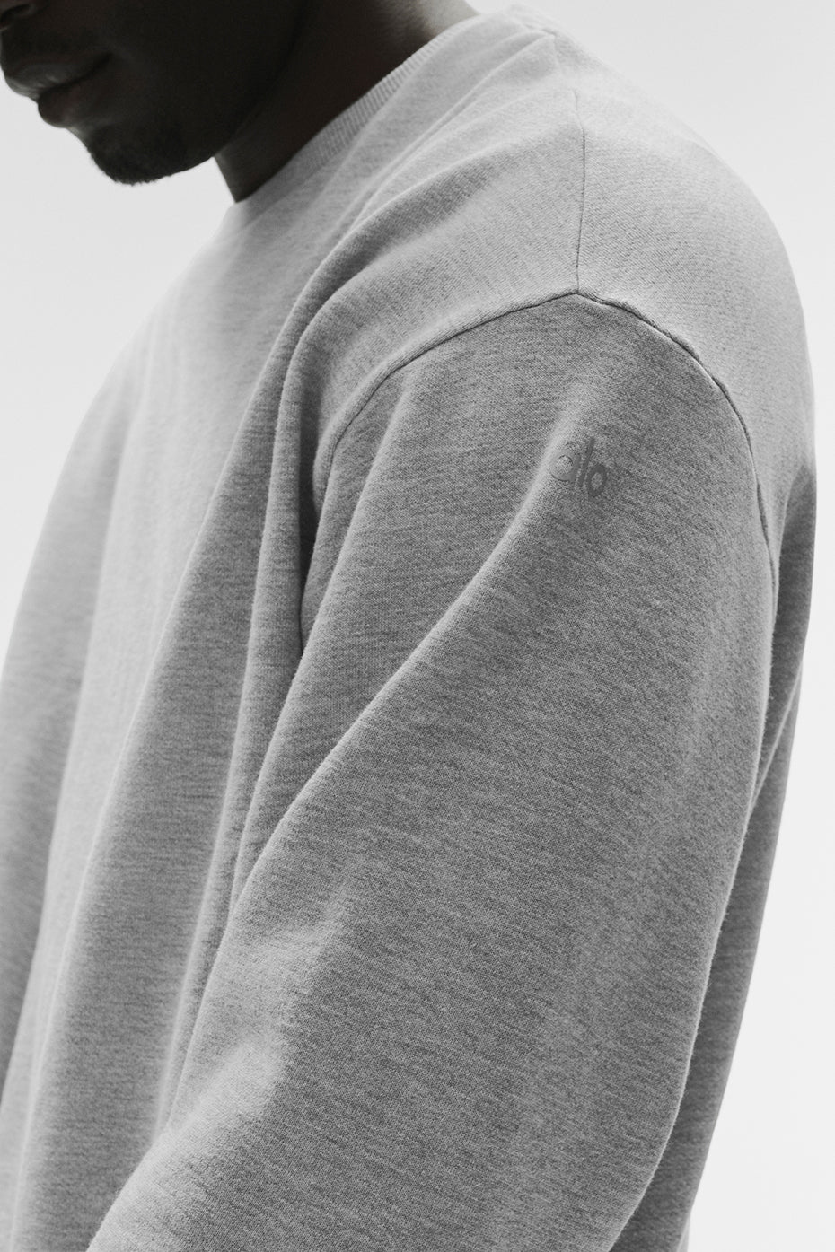 Chill Crew Neck Pullover - Athletic Heather Grey - Image 3