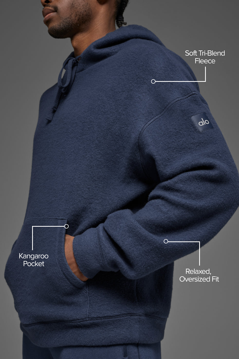Triumph Restore Hoodie - Navy - Image 2