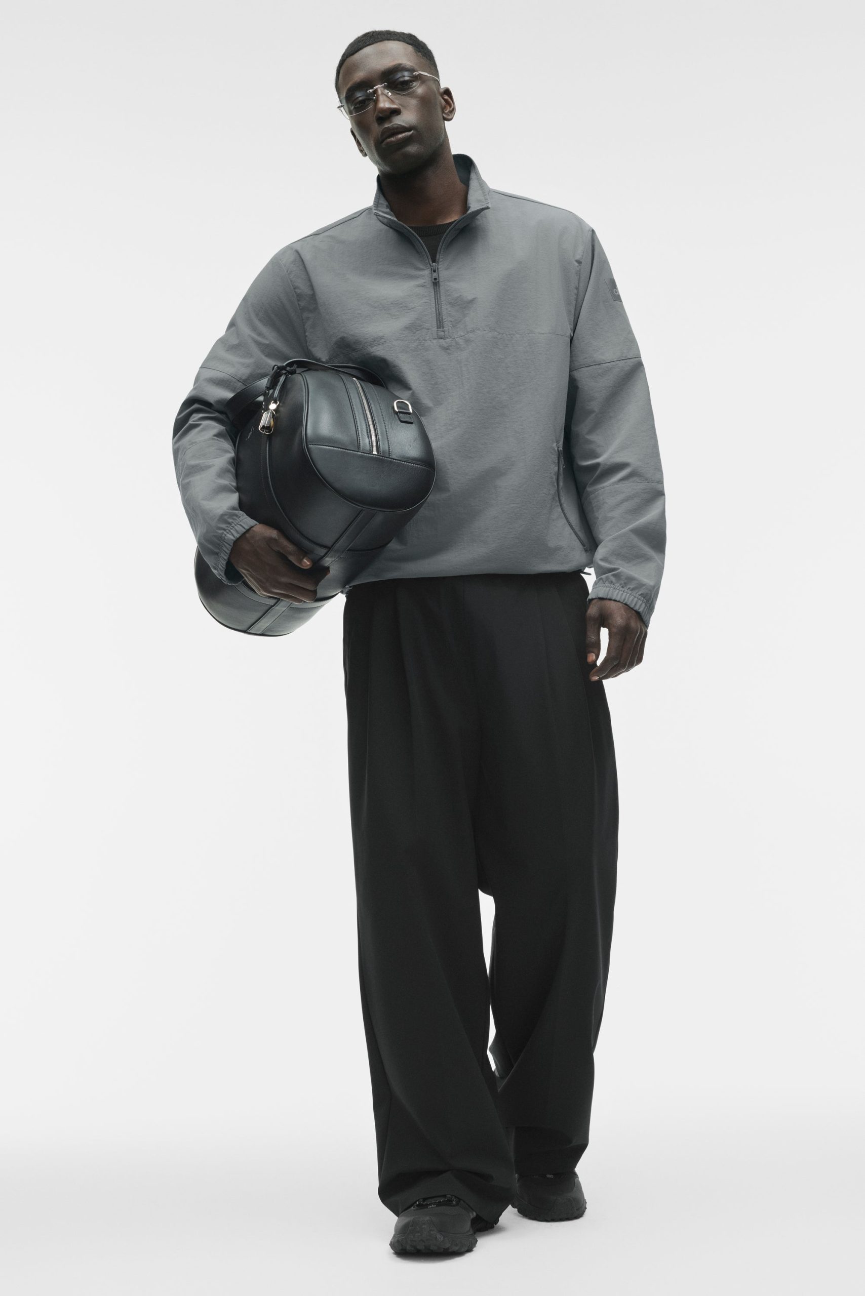Light Weight Takeaway Track Pullover - Monument - Image 6