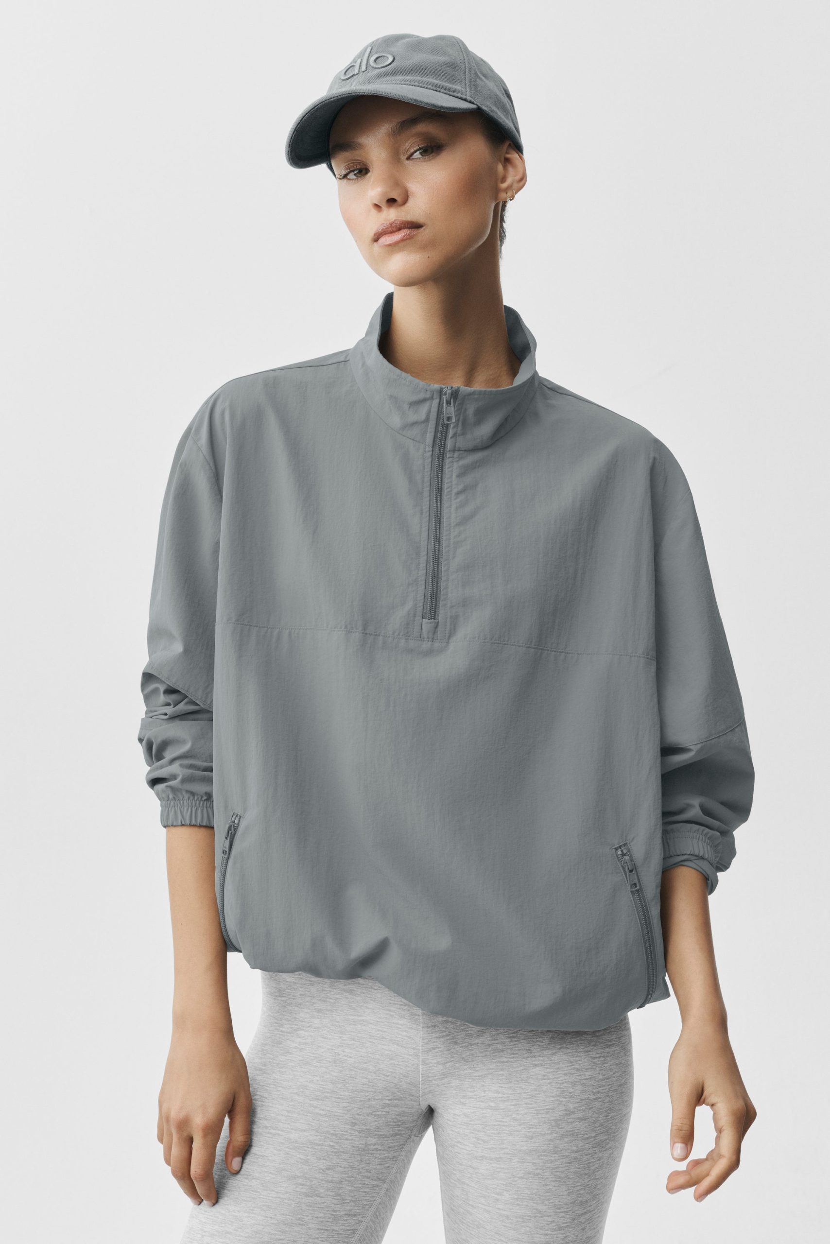Light Weight Takeaway Track Pullover - Monument