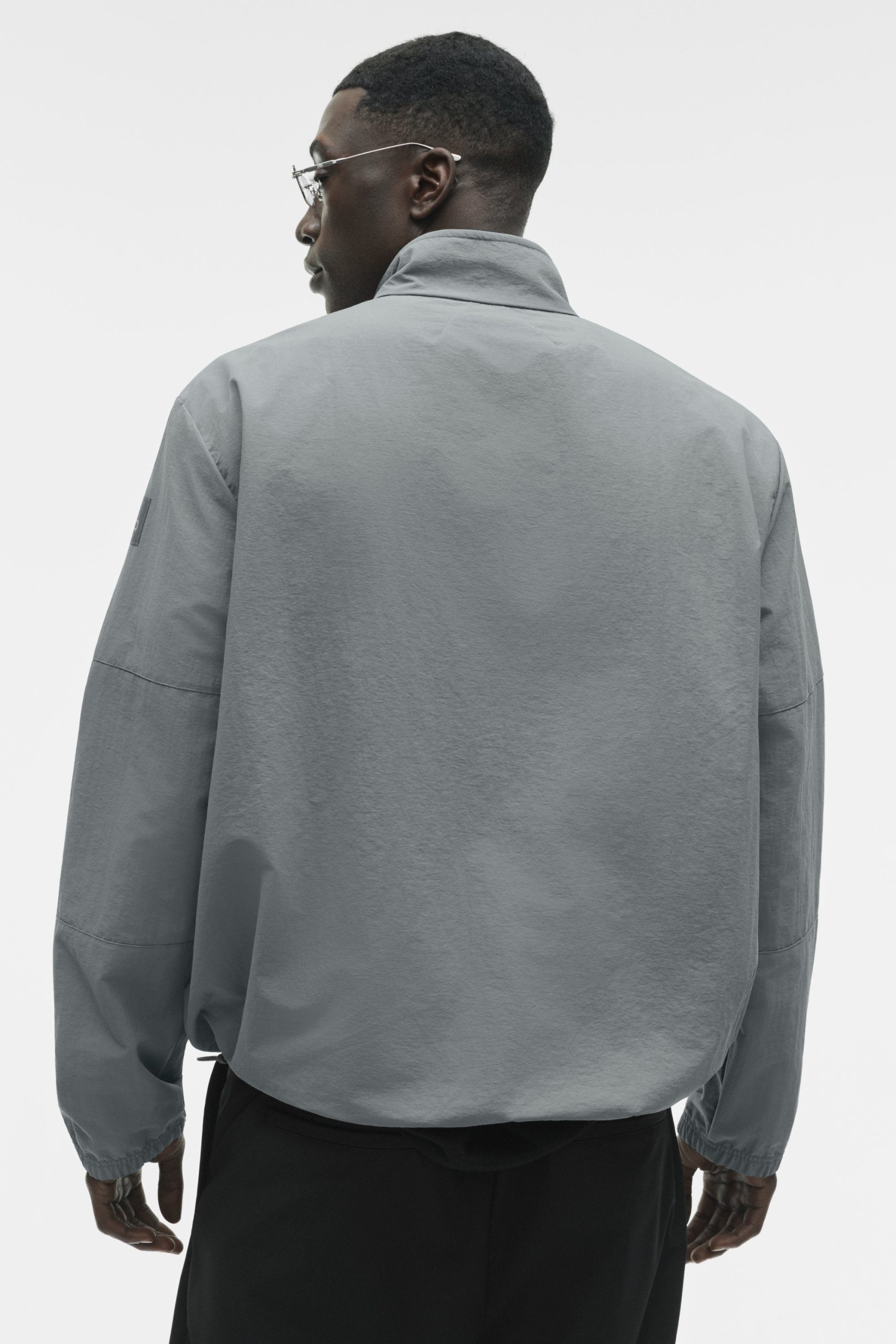 Light Weight Takeaway Track Pullover - Monument - Image 2