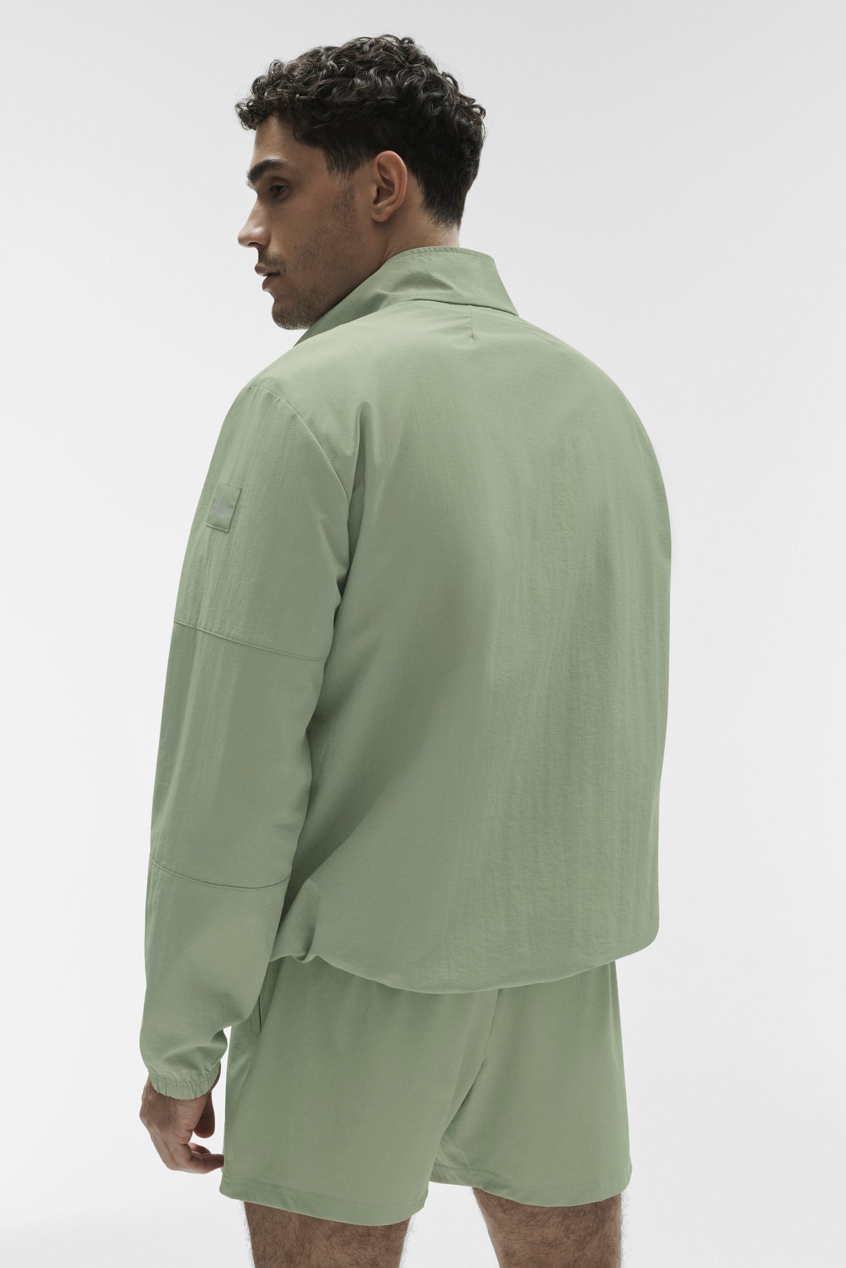 Light Weight Takeaway Track Pullover - Dune Grass - Image 4