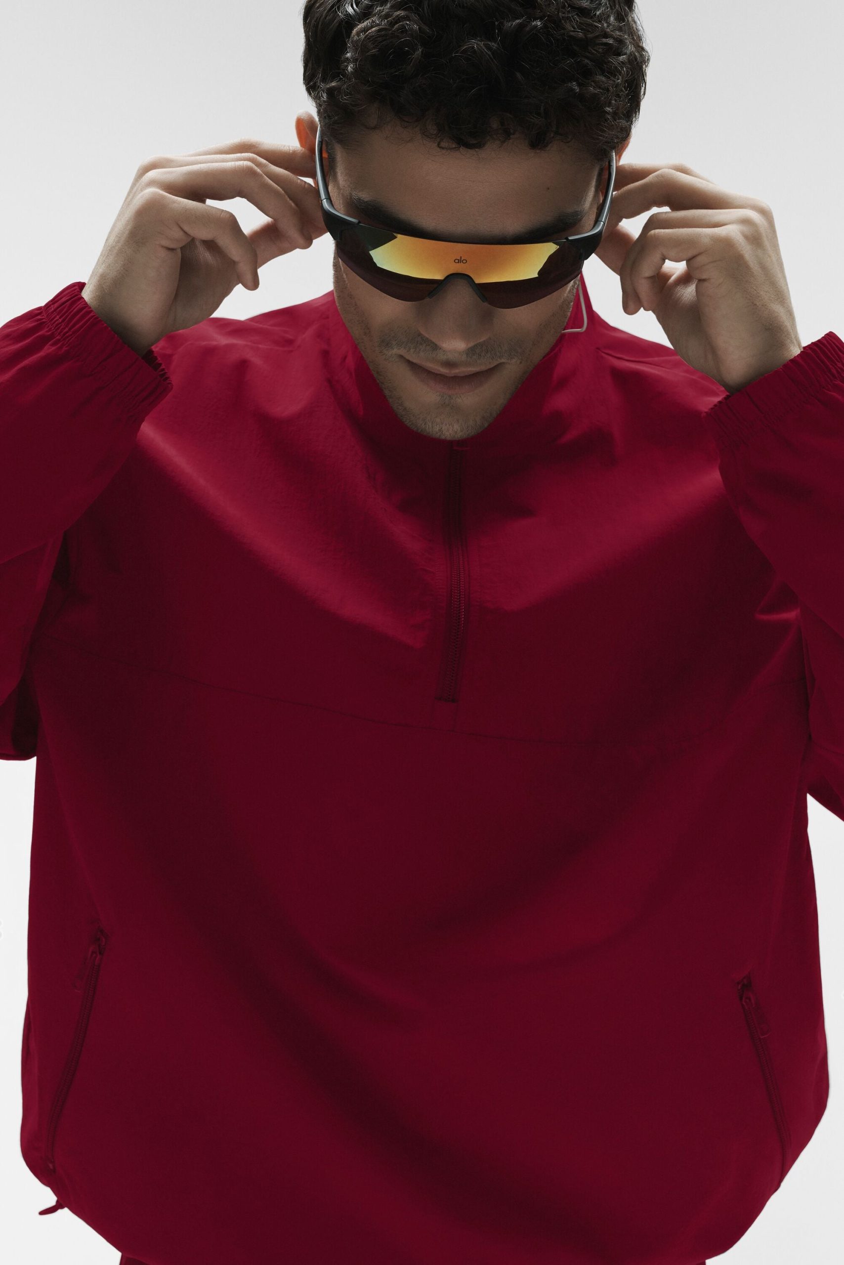 Light Weight Takeaway Track Pullover - Garnet - Image 3