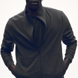 Conquer Max Mock Neck Full Zip - Anthracite