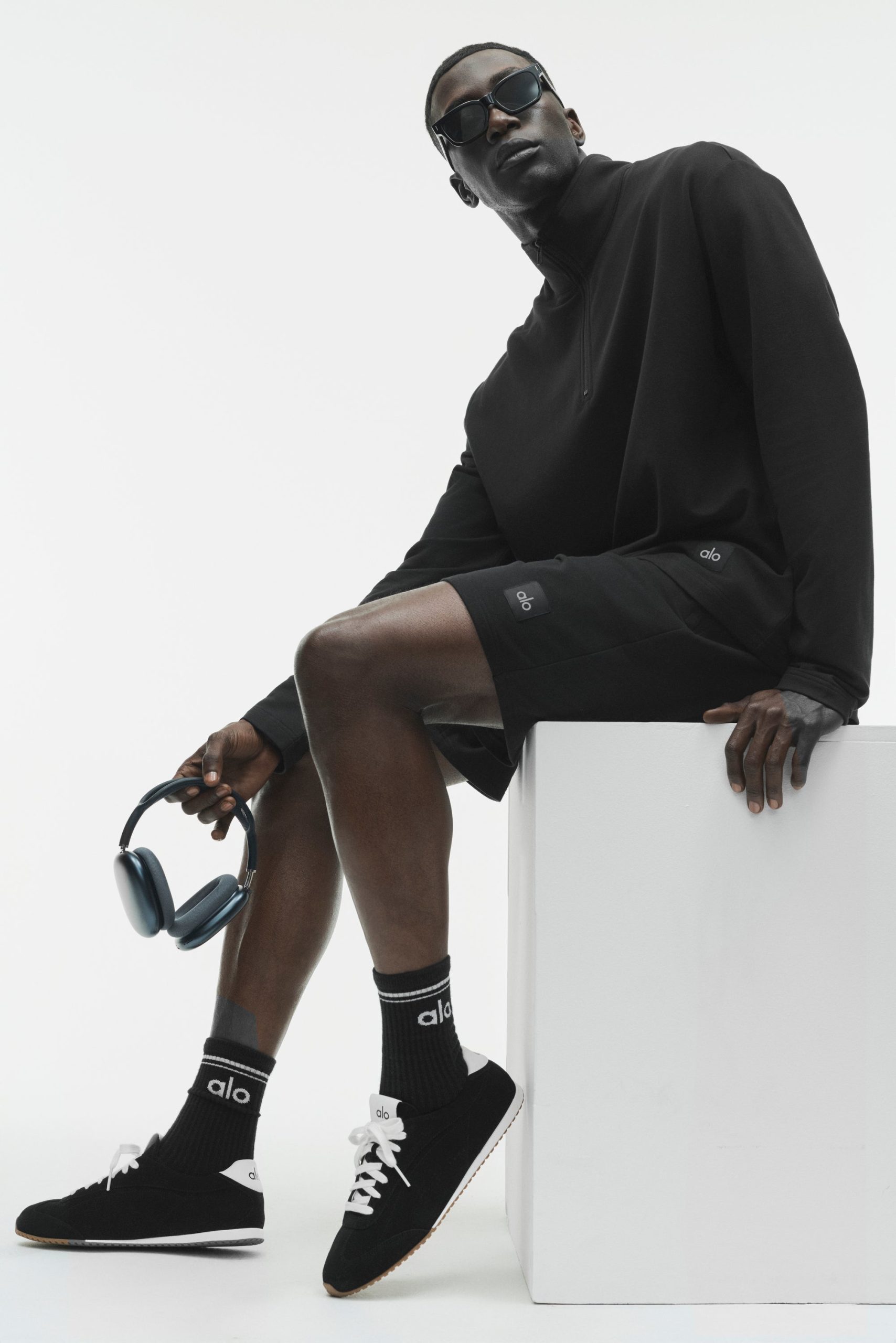 Double Take Long Sleeve 1/4 Zip - Black - Image 4