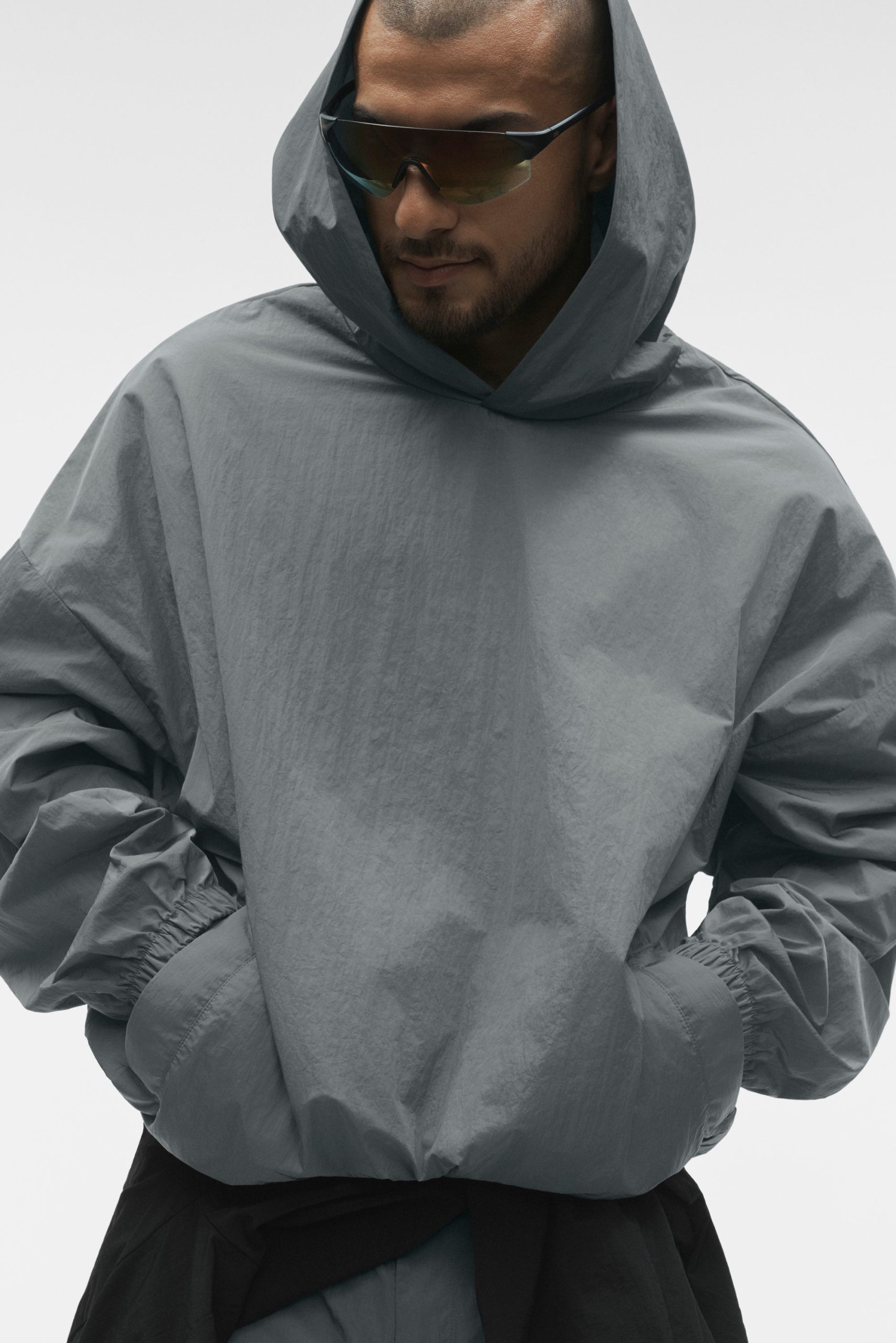 Axis Hooded Pullover - Monument - Image 5