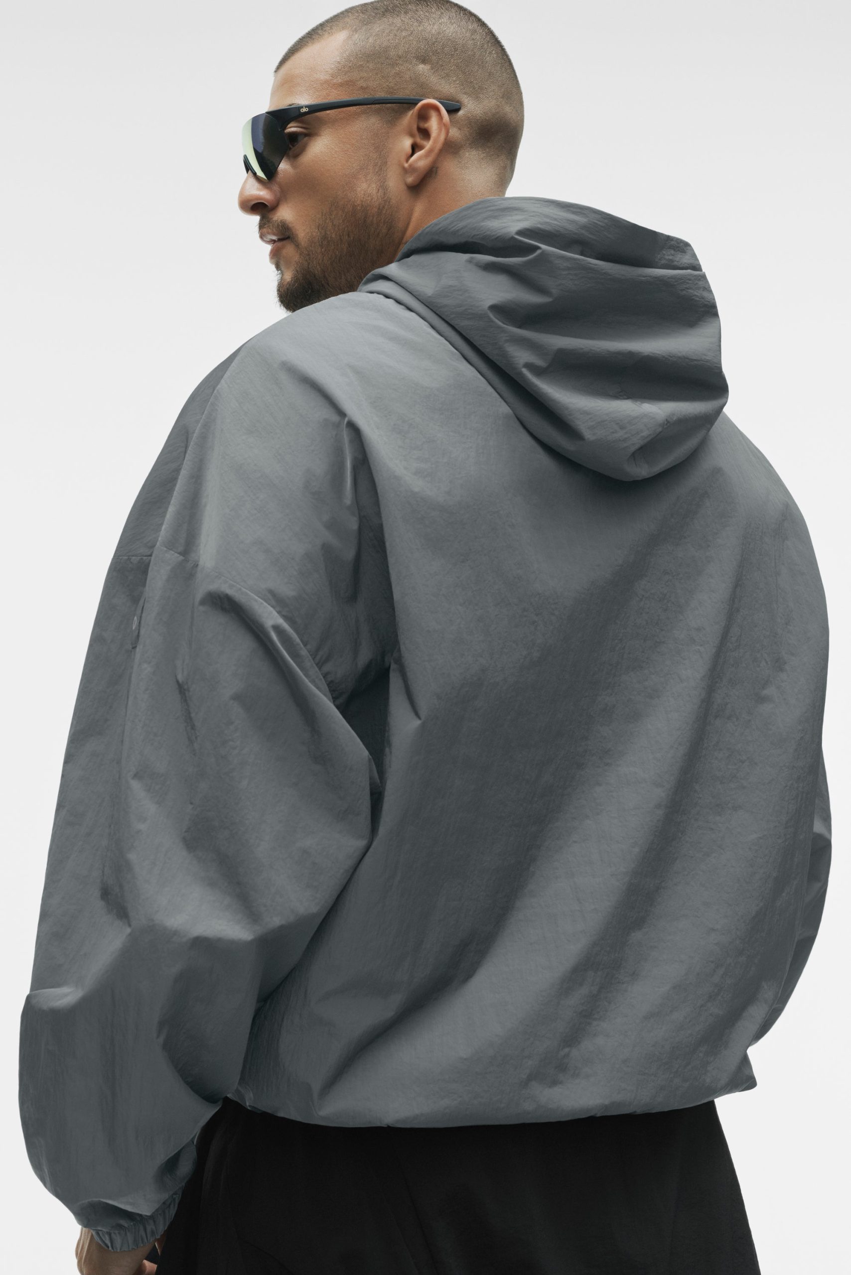 Axis Hooded Pullover - Monument - Image 2