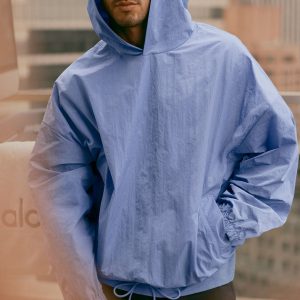 Axis Hooded Pullover - Provence Blue
